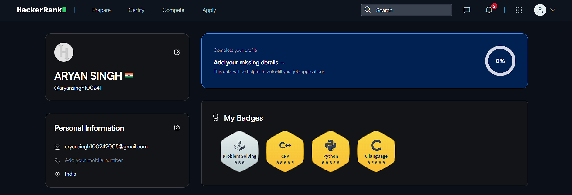 Hackerrank